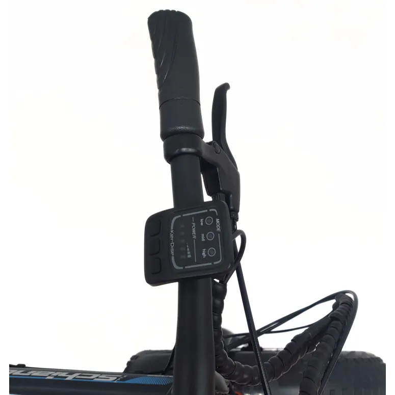 Elektryczny Rower Składany 20 Fatbike ALU Błotniki Światła Dzwonek Stopka