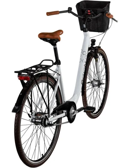 Rower Miejski 28 Damski Alu Nexus 3 Dynamo Światła Dzwonek Koszyk Bagażnik