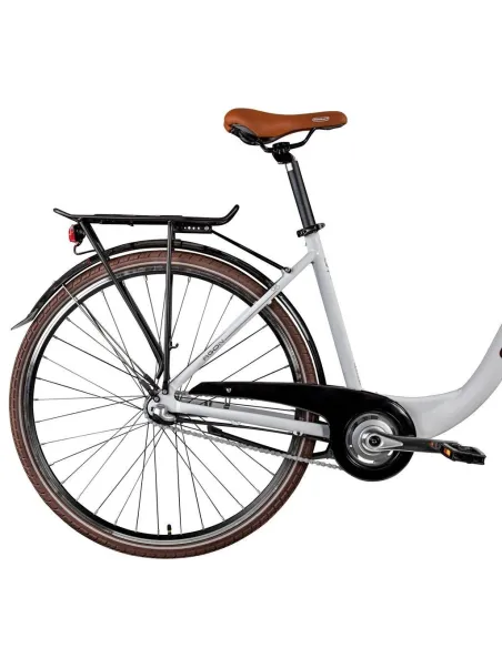 Rower Miejski 28 Damski Alu Nexus 3 Dynamo Światła Dzwonek Koszyk Bagażnik