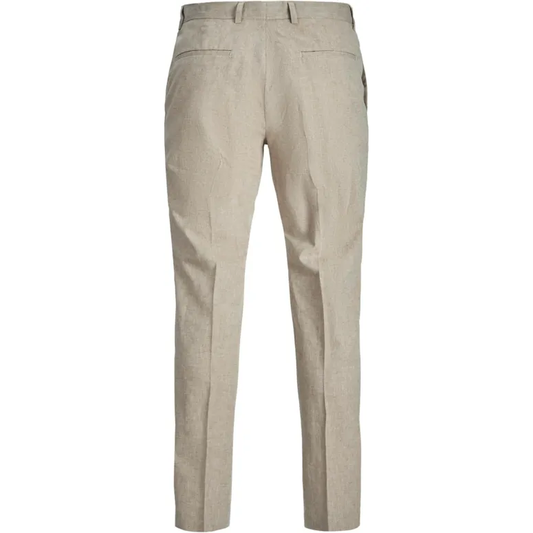 Spodnie Męskie Garniturowe Jack&Jones Jprriviera Linen Slim Fit Sn r. EU 46