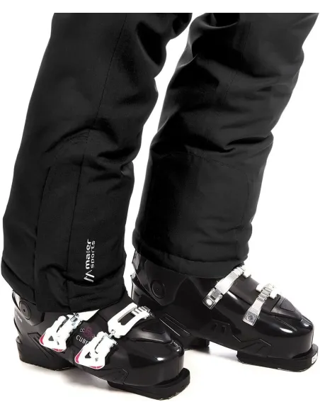 Spodnie Narciarskie Damskie Maier Sports Allissia Slim Czarne 10 000 r. 40