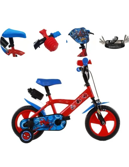 Rower Dziecięcy 12 Stal Ubrake Błotniki Bidon Tarcza Kółka Boczne Chłopięcy