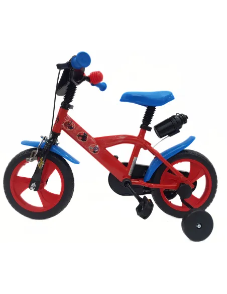 Rower Dziecięcy 12 Stal Ubrake Błotniki Bidon Tarcza Kółka Boczne Chłopięcy