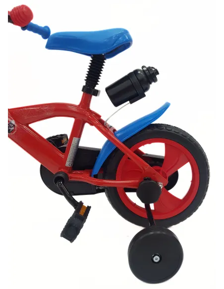 Rower Dziecięcy 12 Stal Ubrake Błotniki Bidon Tarcza Kółka Boczne Chłopięcy