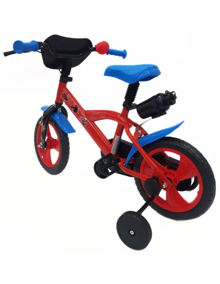 Rower Dziecięcy 12 Stal Ubrake Błotniki Bidon Tarcza Kółka Boczne Chłopięcy