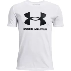 Koszulka Chłopięca Under Armour Sportstyle Logo Short Sleeve Bawełna r. YSM