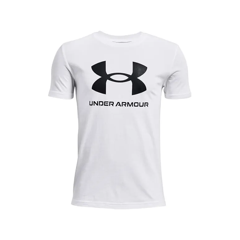 Koszulka Chłopięca Under Armour Sportstyle Logo Short Sleeve Bawełna r. YSM