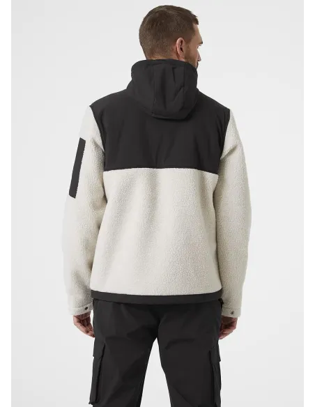 Kurtka Polarowa Męska Zimowa Helly Hassen Patrol Pile Biało-Czarna r. M