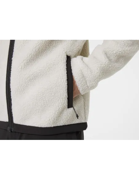 Kurtka Polarowa Męska Zimowa Helly Hassen Patrol Pile Biało-Czarna r. M