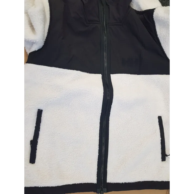 Kurtka Polarowa Męska Zimowa Helly Hassen Patrol Pile Biało-Czarna r. M