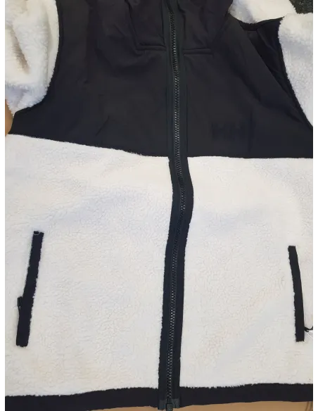 Kurtka Polarowa Męska Zimowa Helly Hassen Patrol Pile Biało-Czarna r. M