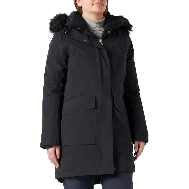 Kurtka Zimowa Damska Parka Schöffel Damen Down Kiew Fast Dry Czarna r. 38