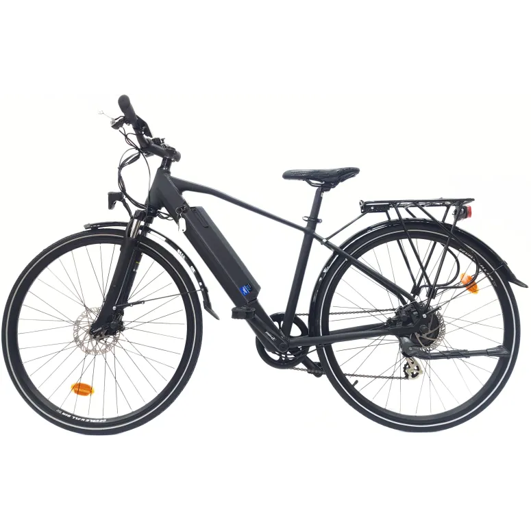 Elektryczny Rower Trekkingowy 28 Wspomaganie Światła Dzwonek Stopka Bagaż