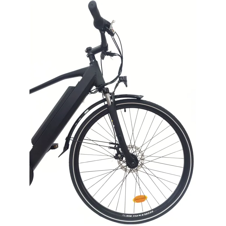 Elektryczny Rower Trekkingowy 28 Wspomaganie Światła Dzwonek Stopka Bagaż