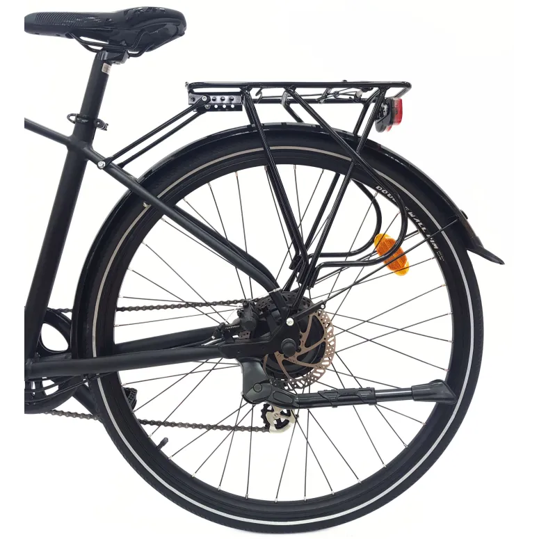 Elektryczny Rower Trekkingowy 28 Wspomaganie Światła Dzwonek Stopka Bagaż
