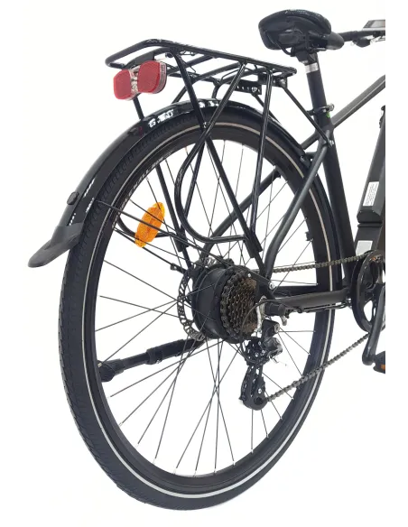 Elektryczny Rower Trekkingowy 28 Wspomaganie Światła Dzwonek Stopka Bagaż