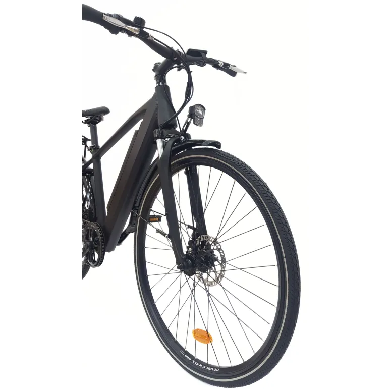 Elektryczny Rower Trekkingowy 28 Wspomaganie Światła Dzwonek Stopka Bagaż