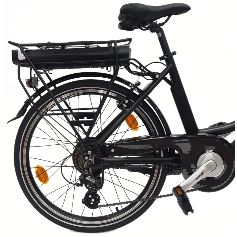 Elektryczny Rower Miejski 24 Alu Revo Altus 7-biegów Światła Odblaski 250W