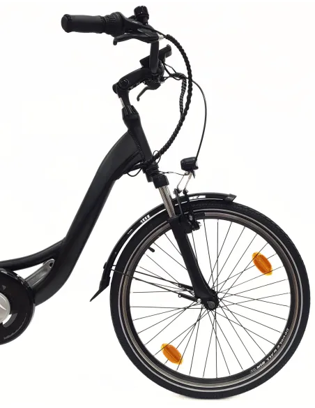 Elektryczny Rower Miejski 24 Alu Revo Altus 7-biegów Światła Odblaski 250W