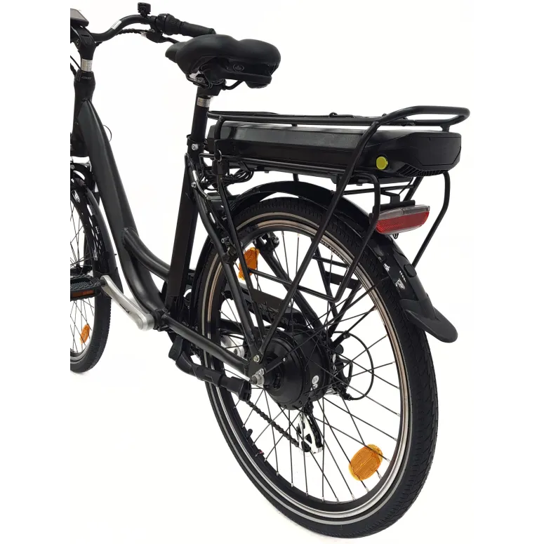 Elektryczny Rower Miejski 24 Alu Revo Altus 7-biegów Światła Odblaski 250W