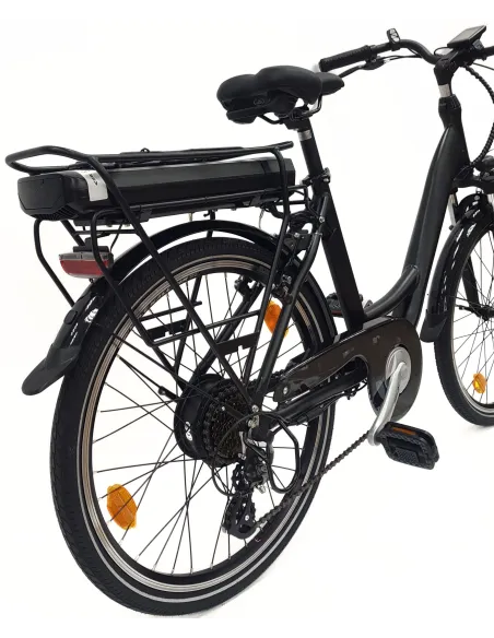 Elektryczny Rower Miejski 24 Alu Revo Altus 7-biegów Światła Odblaski 250W