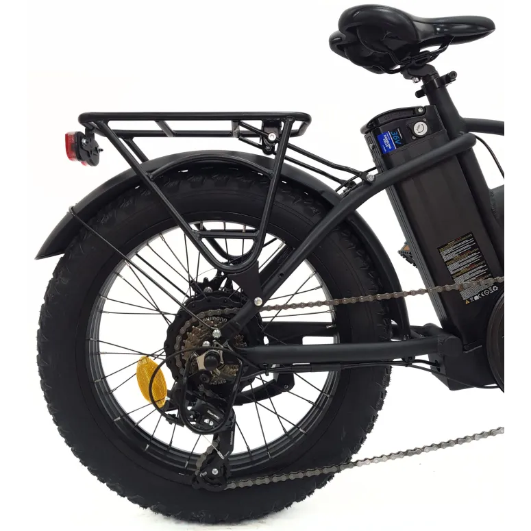 Elektryczny Rower Fatbike 20 Stal 25 km/h Męski Damski 40 km 250 W Składany