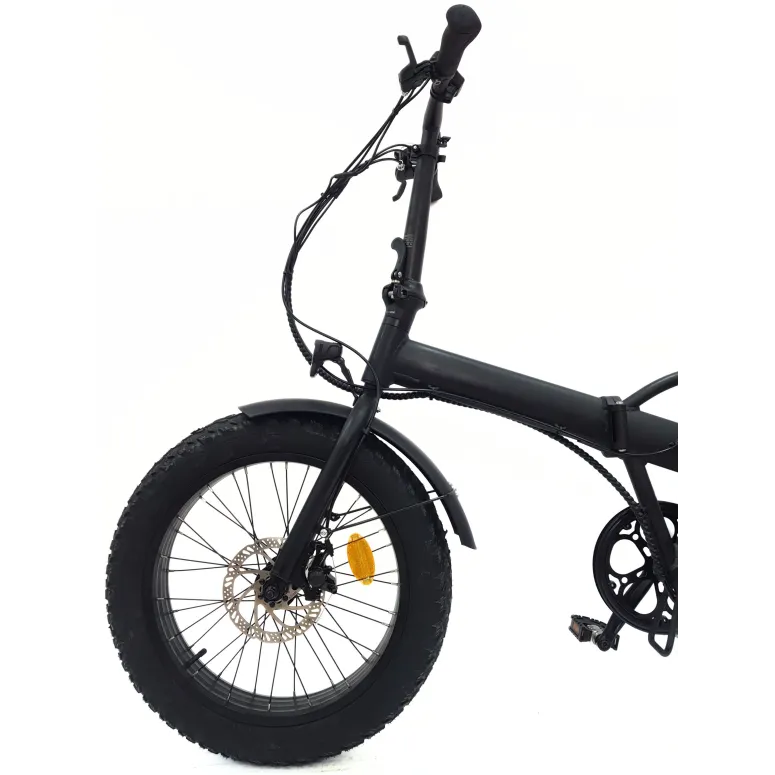 Elektryczny Rower Fatbike 20 Stal 25 km/h Męski Damski 40 km 250 W Składany