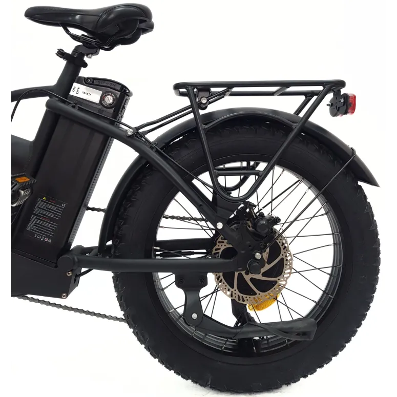 Elektryczny Rower Fatbike 20 Stal 25 km/h Męski Damski 40 km 250 W Składany