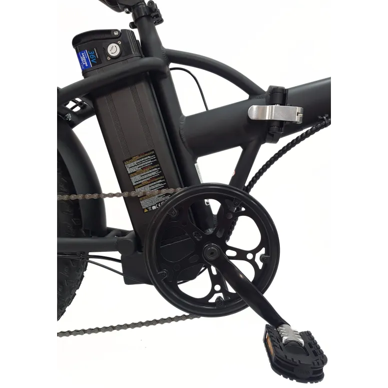 Elektryczny Rower Fatbike 20 Stal 25 km/h Męski Damski 40 km 250 W Składany