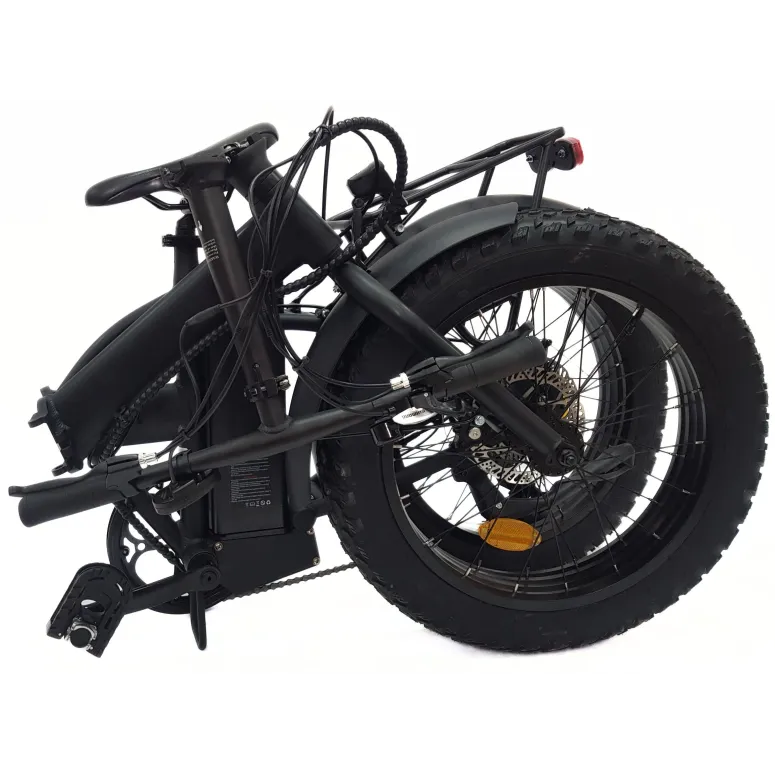 Elektryczny Rower Fatbike 20 Stal 25 km/h Męski Damski 40 km 250 W Składany