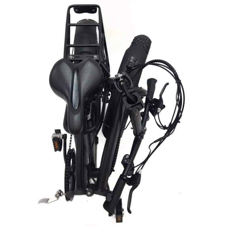 Elektryczny Rower Fatbike 20 Stal 25 km/h Męski Damski 40 km 250 W Składany