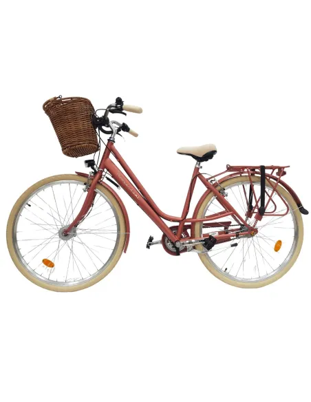 Rower Miejski Damski Retro 28 Shimano Nexus 3 Biegi Koszyk Światła Kontra