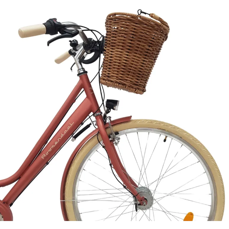 Rower Miejski Damski Retro 28 Shimano Nexus 3 Biegi Koszyk Światła Kontra