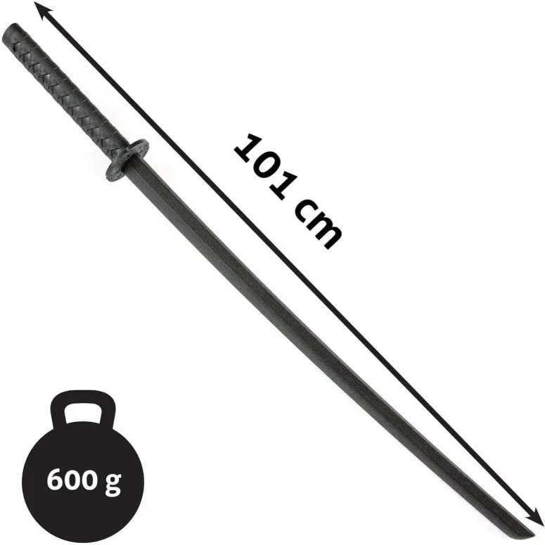 Miecz Treningowy Katana DEPICE Bokken 101cm Aikido Bokuto Oburęczny Czarny