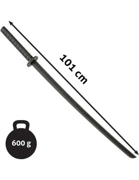 Miecz Treningowy Katana DEPICE Bokken 101cm Aikido Bokuto Oburęczny Czarny