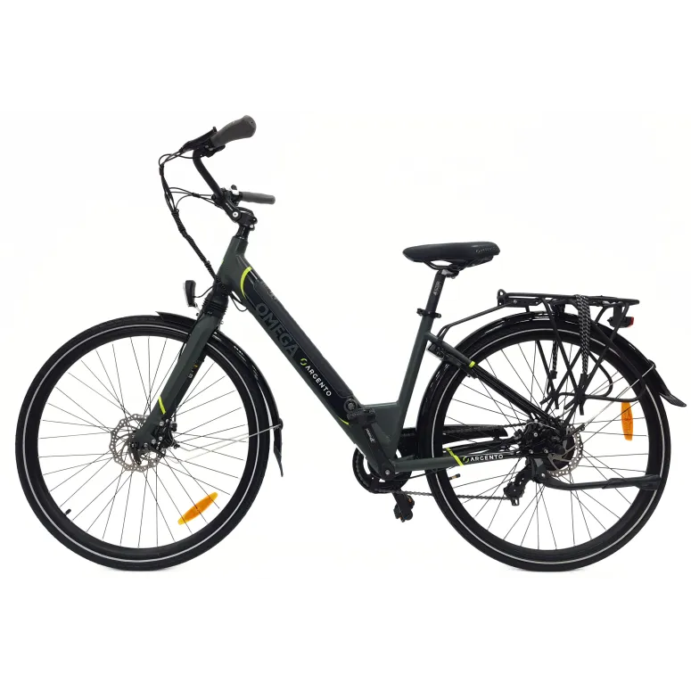 Elektryczny Rower Miejski 28 Alu Uniwersalny Wspomaganie Tarcze Oświetlenie