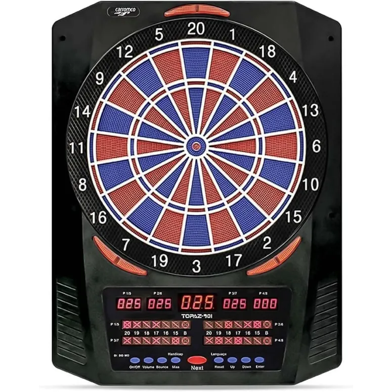 Tarcza Do Rzutek Elektroniczna Dart Carromco Topaz-901 40 Gier Akcesoria