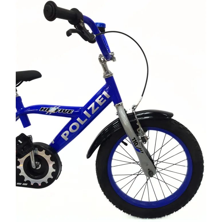 Rower Dziecięcy 16 Chłopięcy Policja Błotniki Dzwonek Bidon Stopka Osłona