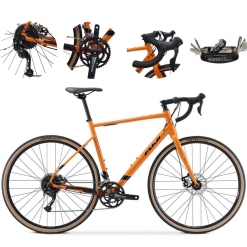 Rower Gravel Męski 28 Aluminium Szutrowy Alivio Sora Tarcze Lekki 18 bieg