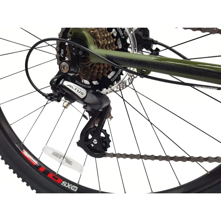 Rower Górski 29 Alu Damski Męski Hydraulika Altus Cyngle Hardtail Odblaski
