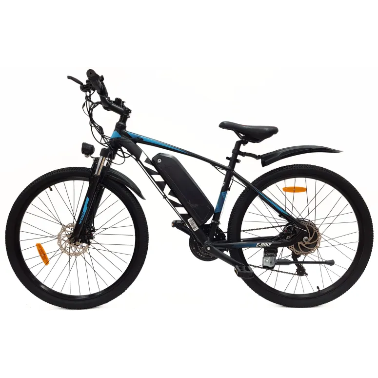 Elektryczny Rower Górski 27,5 Alu Tarcze Dźwignie 21-biegów 250W 10,4Ah 36V