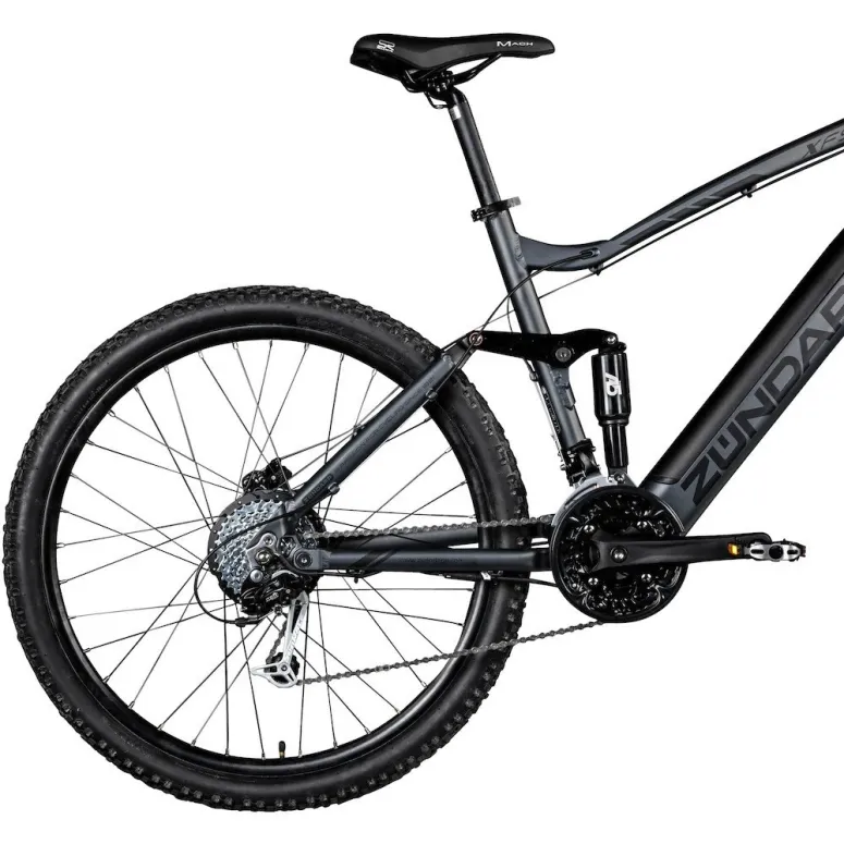 Elektryczny Rower Górski 27,5 Alu MTB Full Damski Męski Wspomaganie Sunrace