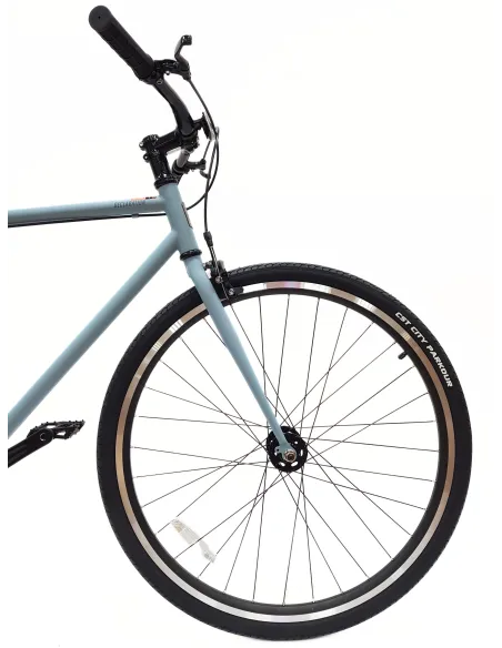 Rower Ostre Koło 28 Miejski U-Brake Singlespeed Odblaski Lekki Uniwersalny