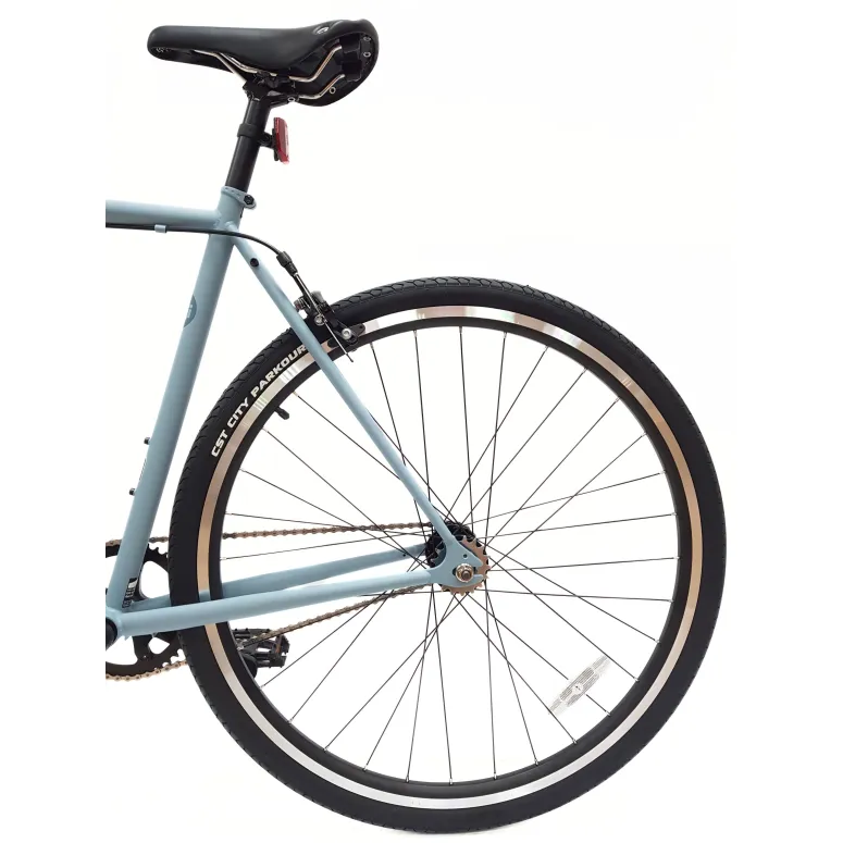 Rower Ostre Koło 28 Miejski U-Brake Singlespeed Odblaski Lekki Uniwersalny