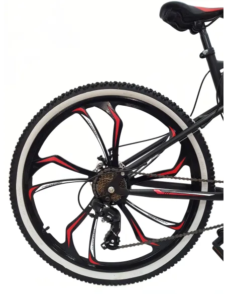 Rower Górski MTB 27,5 Stal Młodzieżowy 21 Biegów 10 Szprych Tarcze Dzwonek