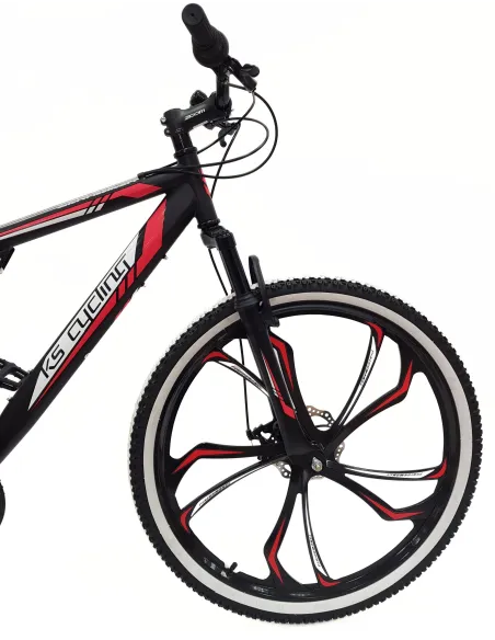 Rower Górski MTB 27,5 Stal Młodzieżowy 21 Biegów 10 Szprych Tarcze Dzwonek