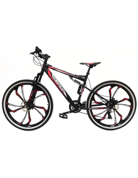 Rower Górski MTB 27,5 Stal Młodzieżowy 21 Biegów 10 Szprych Tarcze Dzwonek