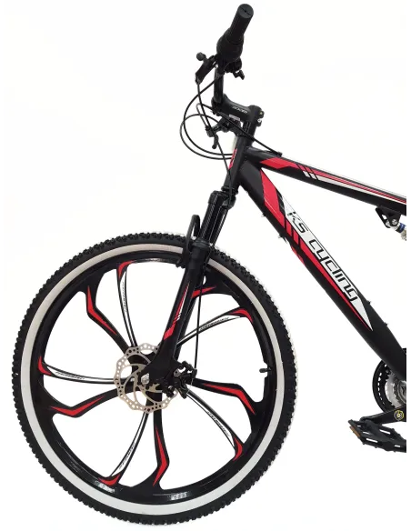 Rower Górski MTB 27,5 Stal Młodzieżowy 21 Biegów 10 Szprych Tarcze Dzwonek