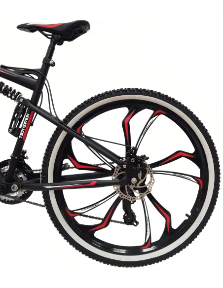 Rower Górski MTB 27,5 Stal Młodzieżowy 21 Biegów 10 Szprych Tarcze Dzwonek