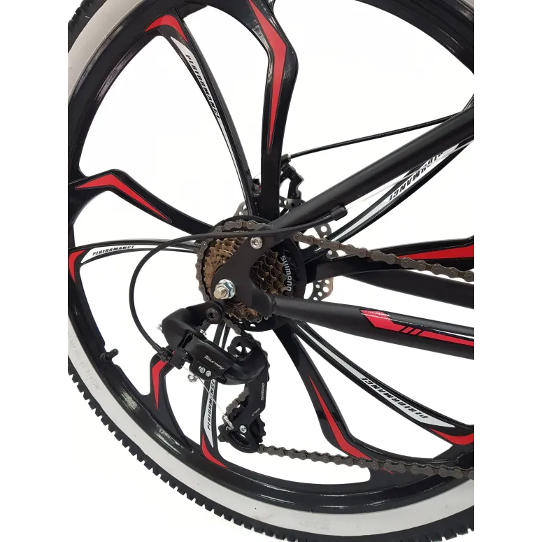 Rower Górski MTB 27,5 Stal Młodzieżowy 21 Biegów 10 Szprych Tarcze Dzwonek